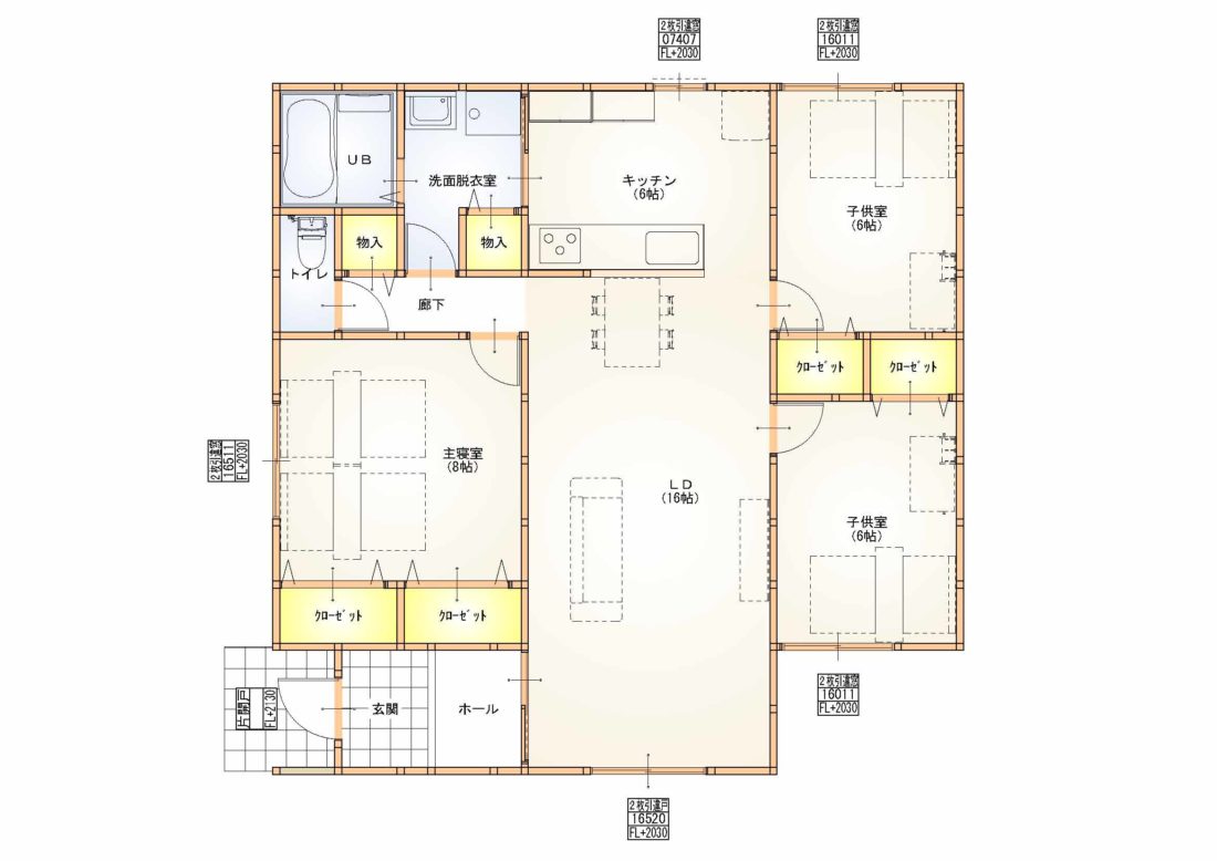 回遊型 平屋 28坪 水戸市の注文住宅ライフボックス 性能ばっちり納得価格デザイン力